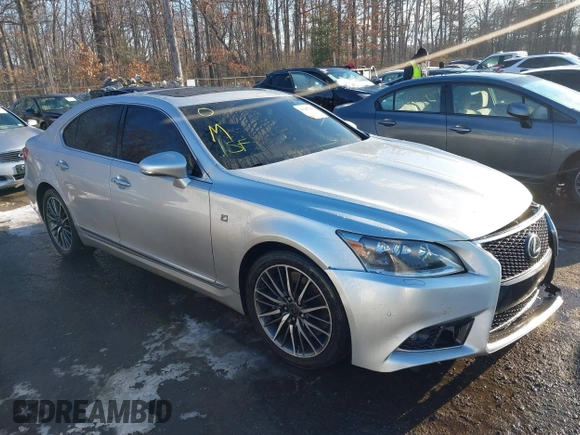 2013 Lexus LS 460 z VIN JTHCL5EF5D5019441, wystawiony jako IAAI lot #41267136 z przebiegiem 185 549 mil mil oraz . Historia ofert i sprzedaży dostępna na DreamBid. Obrazek 1.