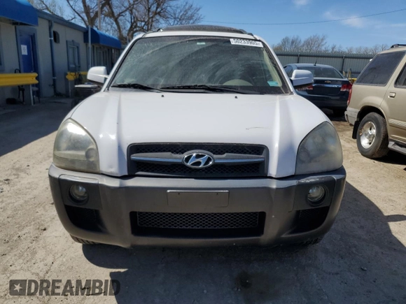 2006 Hyundai Tucson GLS with VIN KM8JN12D56U299414, listed as a Copart auction lot 50233905 with 135,458 mi miles and Clean Title. Bid and sale history available at carsss.com. Image 5.
