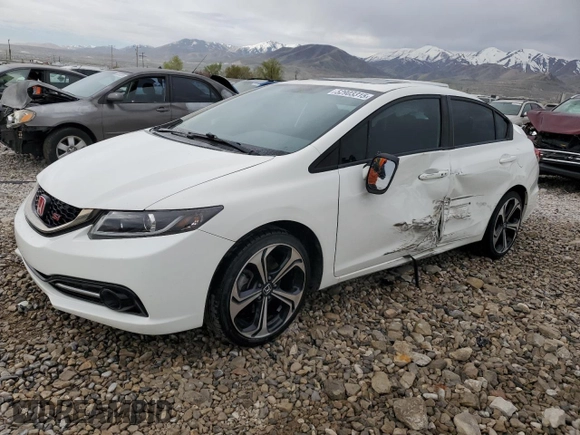 2015 Honda Civic Sedan Si with VIN 2HGFB6E59FH703954, listed as a Copart auction lot 52903315 with 125,947 mi miles and Salvage Title. Bid and sale history available at carsss.com. Image 1.