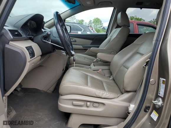 2013 Honda Odyssey EX-L with VIN 5FNRL5H66DB060621, listed as a Copart auction lot 51906045 with 195,561 mi miles and Salvage Title. Bid and sale history available at carsss.com. Image 7.