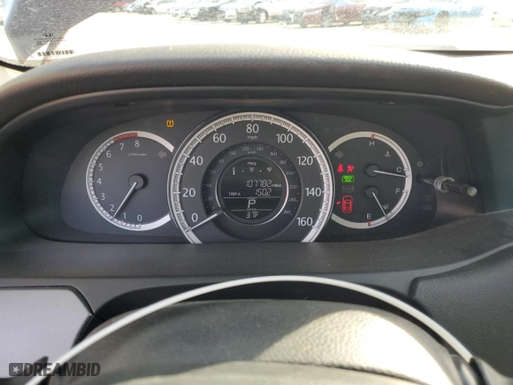 2014 Honda Accord Sedan LX with VIN 1HGCR2F33EA029351, listed as a Copart auction lot 88409655 with 107,782 mi miles and Salvage Title. Bid and sale history available at carsss.com. Image 9.