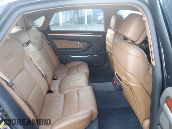 2009 Audi A8 4.2L with VIN WAUMV94E59N001610, listed as a Copart auction lot 85140274 with 116,332 mi miles and Salvage title. Bid and sale history available at DreamBid. Image 10.