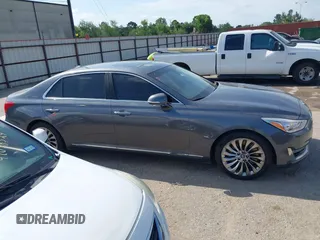 2017 Genesis G90 Premium with VIN KMHG34JA1HU022383, listed as a IAAI auction lot 42058860 with 151,283 mi miles and . Bid and sale history available at carsss.com. Image 13.