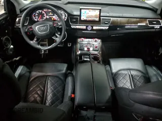 2016 Audi A8 L 4.0T Sport with VIN WAU43AFD1GN021393, listed as a Copart auction lot 45494265 with 73,770 mi miles and Salvage Title. Bid and sale history available at carsss.com. Image 8.