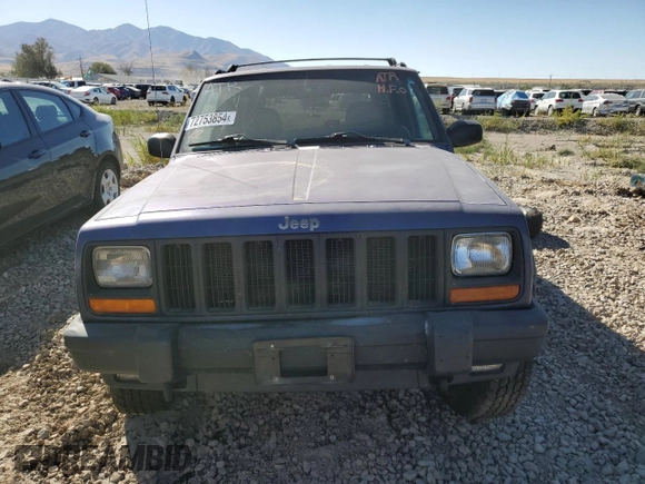 1997 Jeep Cherokee Sport with VIN 1J4FJ68S1VL543468, listed as a Copart auction lot 72753854 with 0 mi miles and Salvage Title. Bid and sale history available at carsss.com. Image 5.