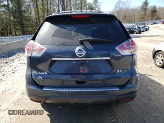 2016 Nissan Rogue S with VIN KNMAT2MT2GP720493, listed as a Copart auction lot 47864945 with 94,222 mi miles and Salvage Title. Bid and sale history available at carsss.com. Image 6.