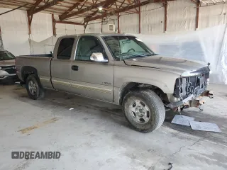 2002 Chevrolet Silverado 1500 LS with VIN 1GCEK19T82E298046, listed as a Copart auction lot 52758135 with 179,594 mi miles and Salvage Title. Bid and sale history available at DreamBid. Image 4.