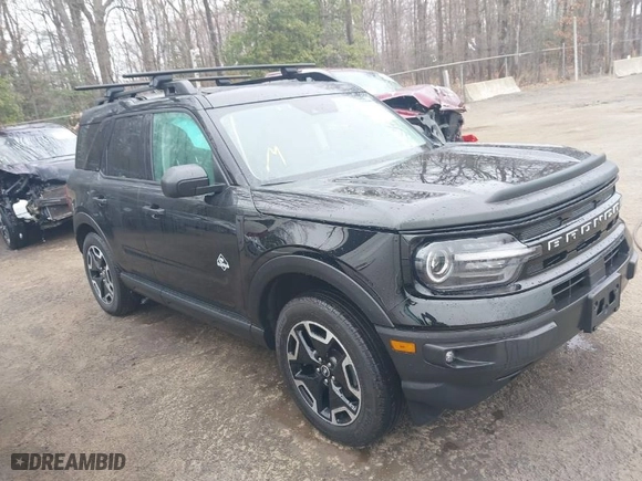 2023 Ford Bronco Sport Outer Banks with VIN 3FMCR9C69PRD01217, listed as a IAAI auction lot 41790899 with 37,187 mi miles. Bid and sale history available at carsss.com. Image 1.