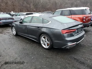 2022 Audi A5 Sportback S line Premium Plus with VIN WAUFACF5XNA023831, listed as a Copart auction lot 40151634 with 12,402 mi miles. Bid and sale history available at carsss.com. Image 2.