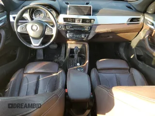 2017 BMW X1 xDrive28i with VIN WBXHT3C32H5F70488, listed as a Copart auction lot 47505115 with 0 mi miles and Salvage Title. Bid and sale history available at carsss.com. Image 8.