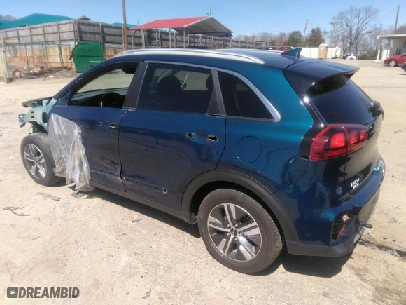2022 Kia Niro LX with VIN KNDCB3LCXN5510994, listed as a IAAI auction lot 41744756 with 52,110 mi miles. Bid and sale history available at carsss.com. Image 3.