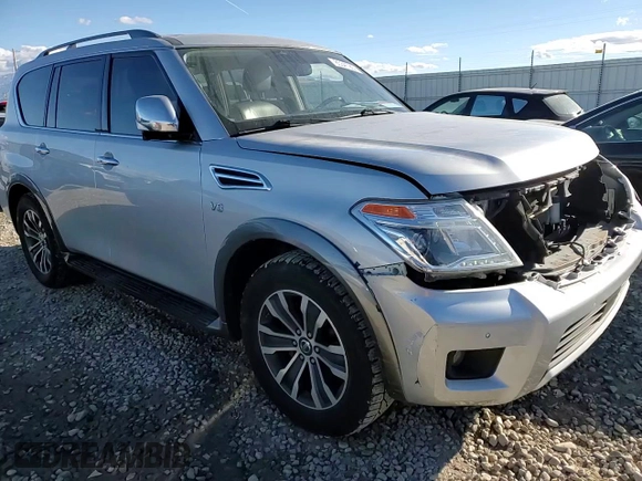 2018 Nissan Armada SL z VIN JN8AY2NC2J9556940, wystawiony jako Copart lot #85341904 z przebiegiem 133 725 mil mil oraz Szkoda całkowita • Salvage title. Historia ofert i sprzedaży dostępna na DreamBid. Obrazek 12.