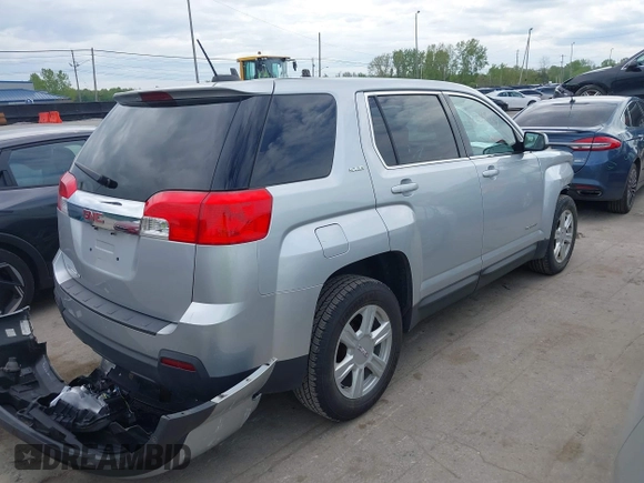 2015 GMC Terrain SLE with VIN 2GKALMEK2F6344463, listed as a IAAI auction lot 42235524 with 89,496 mi miles and . Bid and sale history available at DreamBid. Image 4.