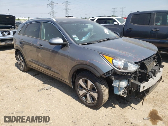 2018 Kia Niro FE with VIN KNDCB3LC6J5202098, listed as a Copart auction lot 59532274 with 172,951 mi miles and Salvage Title. Bid and sale history available at carsss.com. Image 4.