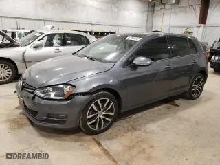 2016 Volkswagen Golf TSI SE with VIN 3VW217AU2GM043677, listed as a Copart auction lot 47950633 with 65,629 mi miles. Bid and sale history available at carsss.com. Image 1.