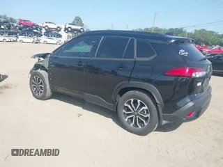 2025 Toyota Corolla Cross Hybrid S with VIN 7MUFBABG6SV066112, listed as a IAAI auction lot 42263992 with 1,684 mi miles and . Bid and sale history available at DreamBid. Image 3.