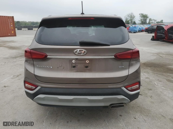 2020 Hyundai Santa Fe SE with VIN 5NMS2CAD3LH215740, listed as a Copart auction lot 50460975 with 81,731 mi miles and Salvage Title. Bid and sale history available at carsss.com. Image 6.