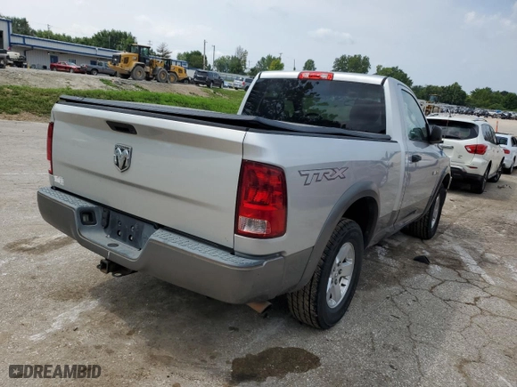 2010 Dodge Ram 1500 ST with VIN 3D7JB1EPXAG109921, listed as a Copart auction lot 63062274 with NaN miles and Salvage Title. Bid and sale history available at carsss.com. Image 3.