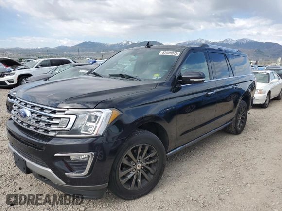 2020 Ford Expedition Max Limited z VIN 1FMJK2AT9LEA21564, wystawiony jako Copart lot #57528845 z przebiegiem 216 892 mil mil oraz Szkoda całkowita • Salvage title. Historia ofert i sprzedaży dostępna na DreamBid. Obrazek 1.