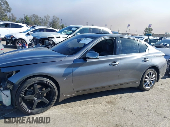 2017 Infiniti Q50 Signature Edition with VIN JN1EV7APXHM742747, listed as a IAAI auction lot 41278752 with 49,739 mi miles and . Bid and sale history available at DreamBid. Image 13.