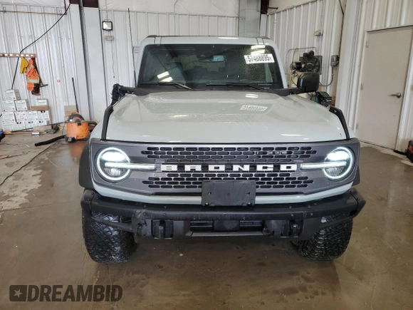 2024 Ford Bronco Badlands with VIN 1FMEE9BP5RLA70638, listed as a Copart auction lot 57488895 with 20,310 mi miles and Salvage title. Bid and sale history available at DreamBid. Image 5.