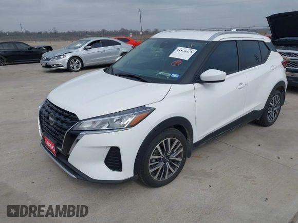 2024 Nissan Kicks SV with VIN 3N1CP5CV7RL484569, listed as a IAAI auction lot 41536173 with 1,146 mi miles. Bid and sale history available at carsss.com. Image 17.