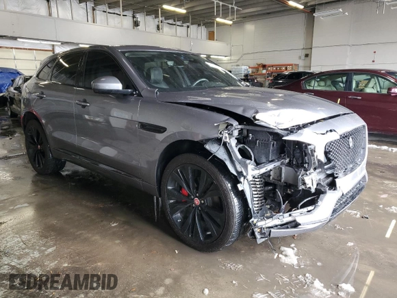 2020 Jaguar F-Pace S with VIN SADCM2FV9LA634961, listed as a Copart auction lot 78704054 with 55,110 mi miles and Non repairable. Bid and sale history available at DreamBid. Image 4.
