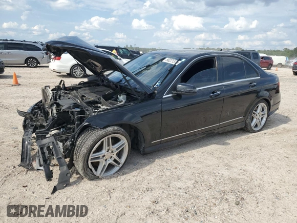 2013 Mercedes-Benz C 350 Sport with VIN WDDGF5HB2DA779911, listed as a Copart auction lot 56221375 with 184,066 mi miles and Salvage title. Bid and sale history available at DreamBid. Image 1.