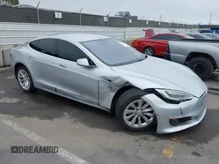 2016 Tesla Model S 90D with VIN 5YJSA1E23GF138925, listed as a IAAI auction lot 42408676 with 48,399 mi miles and . Bid and sale history available at DreamBid. Image 1.