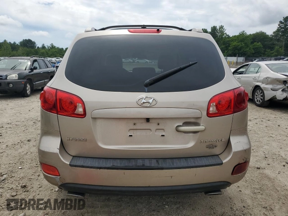 2007 Hyundai Santa Fe SE with VIN 5NMSH13E67H112133, listed as a Copart auction lot 63435165 with 208,329 mi miles and Clean title. Bid and sale history available at DreamBid. Image 6.