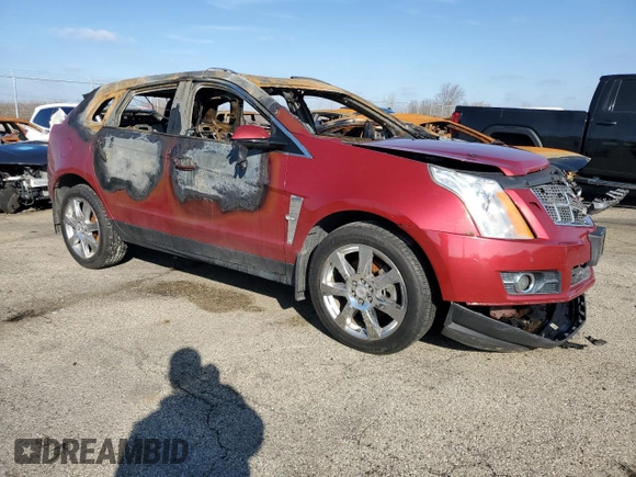 2011 Cadillac SRX Performance Collection with VIN 3GYFNEEY8BS535199, listed as a Copart auction lot 44542235 with 0 mi miles and Salvage Title. Bid and sale history available at carsss.com. Image 4.