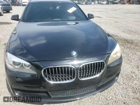 2013 BMW 7 Series 750i with VIN WBAYA8C58DC996431, listed as a Copart auction lot 70366064 with 106,580 mi miles and Salvage Title. Bid and sale history available at DreamBid. Image 10.