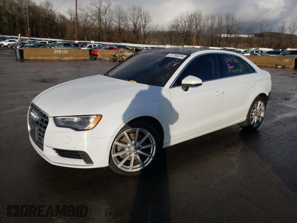 2016 Audi A3 2.0T Premium Plus with VIN WAUE8GFF0G1002481, listed as a Copart auction lot 37769374 with 98,743 mi miles. Bid and sale history available at carsss.com. Image 1.