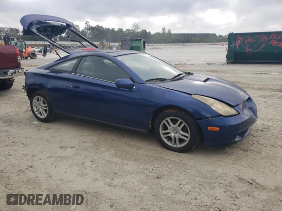 2000 Toyota Celica GT with VIN JTDDR32T2Y0012212, listed as a Copart auction lot 71262994 with 172,657 mi miles and Salvage Title. Bid and sale history available at carsss.com. Image 4.