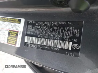 2008 Toyota Camry LE with VIN 4T1BE46K78U763563, listed as a IAAI auction lot 42209028 with 203,253 mi miles and . Bid and sale history available at DreamBid. Image 9.