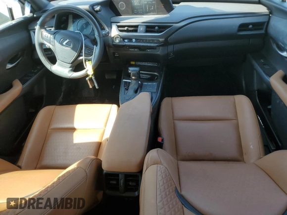 2022 Lexus UX with VIN JTHX3JBH9N2053479, listed as a Copart auction lot 70495194 with 36,481 mi miles and Salvage Title. Bid and sale history available at carsss.com. Image 8.