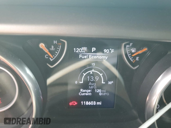 2018 Jeep Wrangler Unlimited Sport z VIN 1C4HJXDG5JW320526, wystawiony jako Copart lot #58425305 z przebiegiem 118 603 mil mil oraz Szkoda całkowita • Salvage title. Historia ofert i sprzedaży dostępna na DreamBid. Obrazek 9.