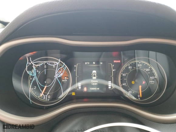 2016 Jeep Cherokee Altitude with VIN 1C4PJMCS7GW271788, listed as a Copart auction lot 83517694 with 108,940 mi miles and Non Repairable. Bid and sale history available at carsss.com. Image 9.