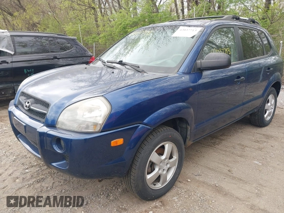 2007 Hyundai Tucson GLS with VIN KM8JM12B37U504070, listed as a IAAI auction lot 42037713 with 118,102 mi miles. Bid and sale history available at carsss.com. Image 6.