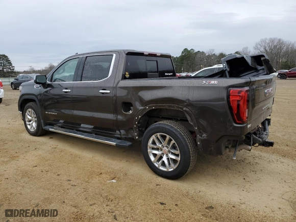 2019 GMC Sierra 1500 SLT with VIN 1GTU9DEL4KZ240863, listed as a Copart auction lot 89169455 with 46,485 mi miles and Salvage Title. Bid and sale history available at carsss.com. Image 2.