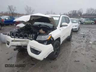 2019 Jeep Compass Latitude with VIN 3C4NJCBB4KT778018, listed as a IAAI auction lot 41900231 with 102,651 mi miles and . Bid and sale history available at carsss.com. Image 2.