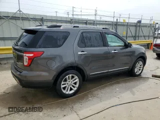 2015 Ford Explorer XLT with VIN 1FM5K7D87FGC53272, listed as a Copart auction lot 53465955 with 180,210 mi miles and Salvage Title. Bid and sale history available at DreamBid. Image 3.