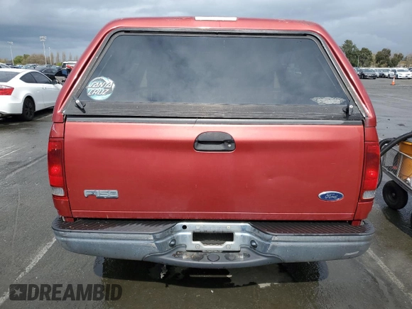 2002 Ford F-150 XL with VIN 1FTRX17222NB12823, listed as a Copart auction lot 50454145 with 221,039 mi miles and Clean Title. Bid and sale history available at carsss.com. Image 6.
