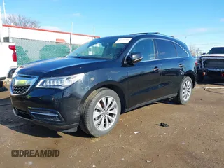 2015 Acura MDX Tech Pkg with VIN 5FRYD4H48FB026490, listed as a IAAI auction lot 41791560 with 190,000 mi miles. Bid and sale history available at carsss.com. Image 17.