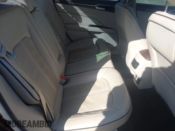 2017 Ford Fusion Titanium with VIN 3FA6P0K96HR137401, listed as a IAAI auction lot 41762567 with 95,958 mi miles. Bid and sale history available at carsss.com. Image 8.
