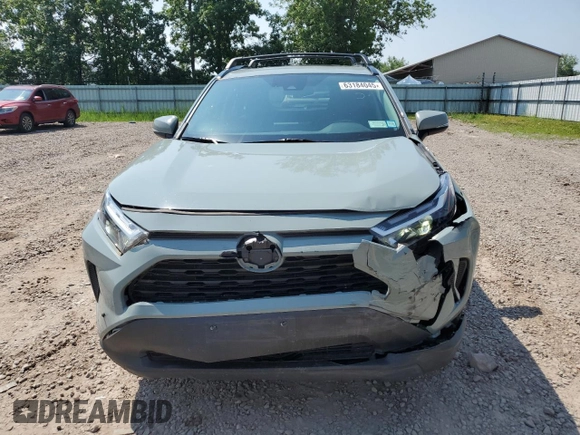 2022 Toyota RAV4 XLE with VIN 2T3P1RFV4NW290023, listed as a Copart auction lot 63184045 with 49,866 mi miles and Salvage title. Bid and sale history available at DreamBid. Image 5.