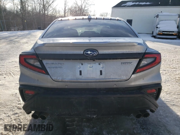 2022 Subaru WRX Limited with VIN JF1VBAN66N8033117, listed as a Copart auction lot 42981445 with 24,959 mi miles and Salvage Title. Bid and sale history available at carsss.com. Image 6.