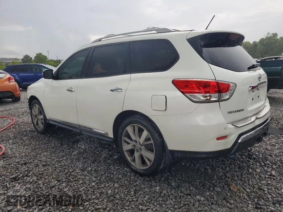 2016 Nissan Pathfinder Platinum with VIN 5N1AR2MN7GC657846, listed as a Copart auction lot 61353405 with 100,692 mi miles and Salvage title. Bid and sale history available at DreamBid. Image 2.