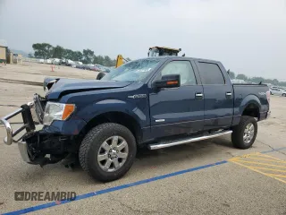 2013 Ford F-150 XL with VIN 1FTFW1ET3DKF19863, listed as a Copart auction lot 60037835 with Not provided miles and Salvage title. Bid and sale history available at DreamBid. Image 1.