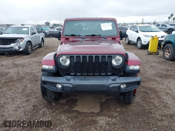 2022 Jeep Gladiator Texas Trail with VIN 1C6HJTAG5NL132164, listed as a IAAI auction lot 41911622 with 53,314 mi miles. Bid and sale history available at carsss.com. Image 12.